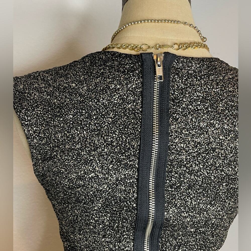 Arden B Gold Black Shimmer Dress XS - Picture 4 of 10